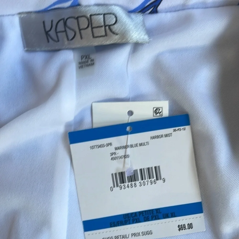 NWT Kasper floral midi skirt